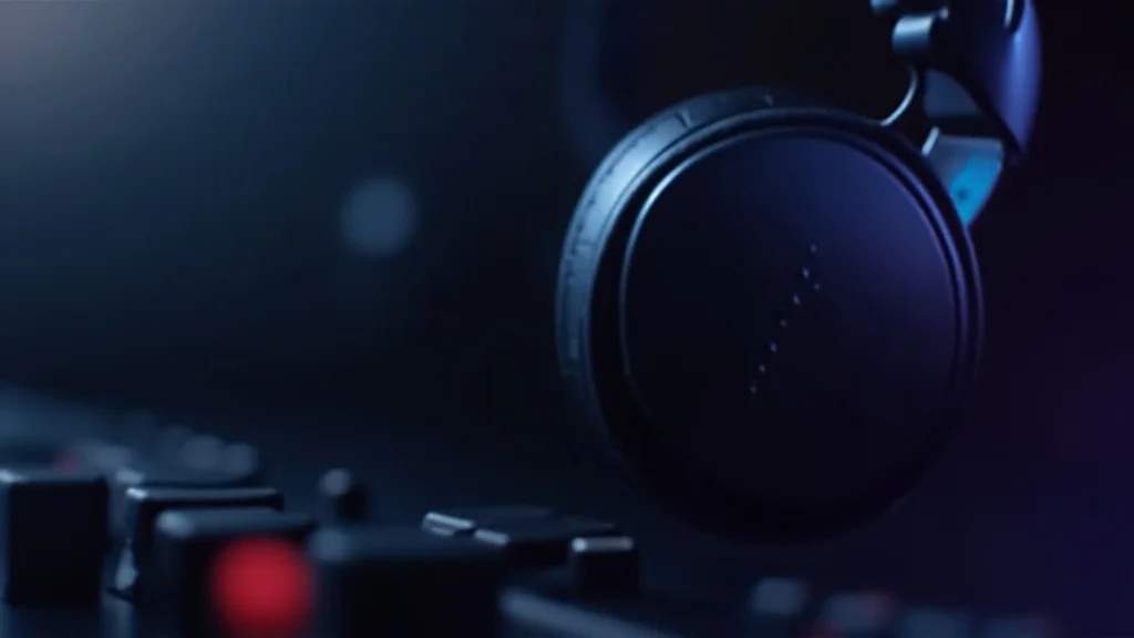 Choosing the Right DJ Headphones The image shows a pair of professional DJ headphones, ideal for choosing the right ones.