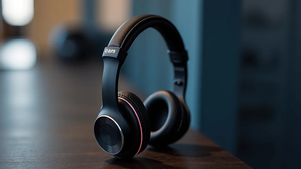 The image shows a pair of modern wireless headphones, perfect for choosing your first wireless audio experience.
